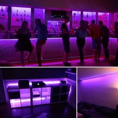 USB LED Strip Light 9.8ft 3M Purple UV Black Light with Switch for Game Room