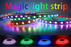 1m 2m 3m 4m 5m WS2812B WS2812 Led Strip Individually Addressable Smart RGB DC 5V