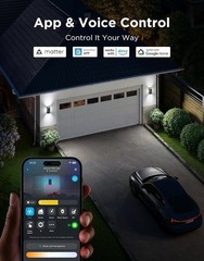Outdoor UpDown Wall Light, 2 Pack, 1200LM RGBICWW Smart Porch Lights | 64 Scene