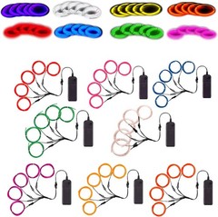 Flexible Neon LED Light Glow EL Wire String Strip Rope Tube Christmas 5 by 1M