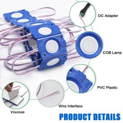 20~200PCS COB Module LED Light IP65 Waterproof Super Bright Sign Lamp DC 12V