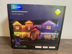 Govee Permanent Outdoor Lights PRO 100ft (H706A) BLACK w Alexa NEW SEALED