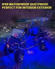 Led Strip Lights for Cars, 30CM Waterproof Car Underglow Lights 12 inch Blue