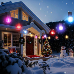 13.12Ft Smart Outdoor String Lights Extension Cord,4M Power Cable with 3-Pin Plu