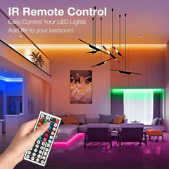 100Ft LED Strip Lights, with 44 Keys Remote Control, Dimmable RGB Color Changing