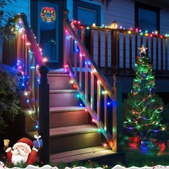 39FT Solar Rope Lights Outdoor Waterproof LED PVC Tube Fairy String Light Garden