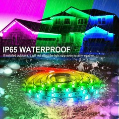 100ft LED Strip Lights 50ft 32ft Music Bluetooth APP Remote 5050 RGB Room Lights