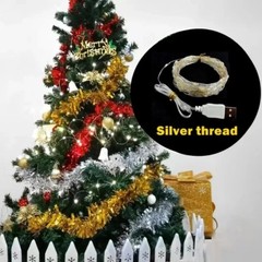 USB LED Fairy String Lights Copper Wire 10M 30M Christmas Party Garland Lamp