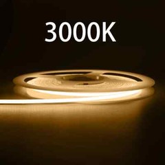 DC3V 5V 12V 2.7mm COB LED Strip Light 480LED/m Flexible Tape Light Dimmable Cut