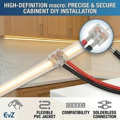 Flexible 20 AWG 2-Pin Extension Wire – 66ft Red & Black for 12V/24V Systems
