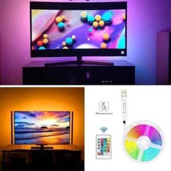 16.4ft LED TV Backlight Strip – USB Light Strip for 32–80 Inch TVs and Monitors