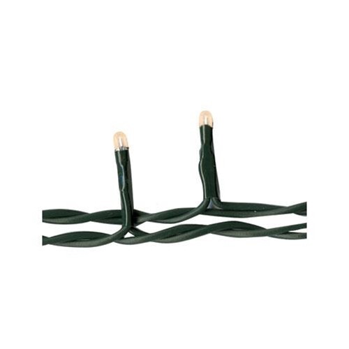 NEW Primitive Teeny Lights 100 Ct Clear Bulbs GREEN Elec Cord Strand Rice INDOOR