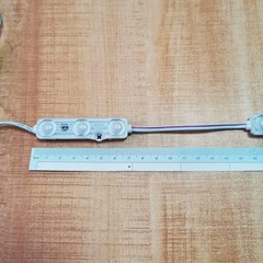100PCS LED Module 12V DC 6500K White 1.2W Waterproof for Advertising Letter Sign