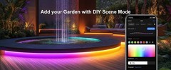 Lumary 16.4Ft Smart Neon Rope Light, Outdoor RGBAICW, Alexa, Waterproof