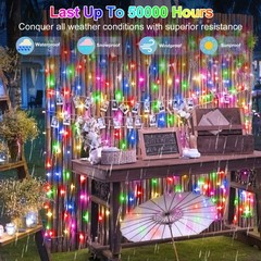 1500 LED 470FT Christmas Lights Outdoor, Christmas String Fairy Lights with T…