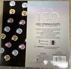 Disney 18 LED String Lights Princess, Battery Operated (NEW) 100 Years