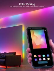 Govee 32.8ft RGBIC LED Strip Lights Smart App Control Light for Bedroom