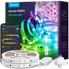 Govee 32.8ft RGBIC LED Strip Lights Smart App Control Light for Bedroom