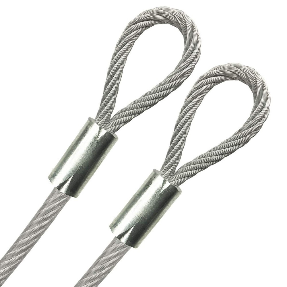 String Lights Wire Rope Wind Support Tension Cable Kit Outdoor Patio Deck
