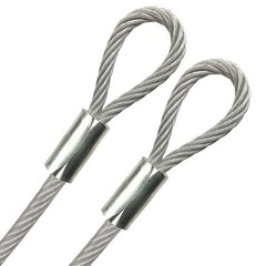 String Lights Wire Rope Wind Support Tension Cable Kit Outdoor Patio Deck