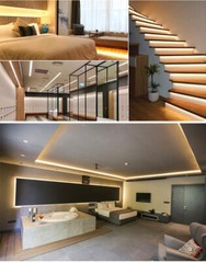 16.4ft 384LEDs/m Waterproof COB LED Strip Lights IP68 Outdoor Boat Cars Lighting