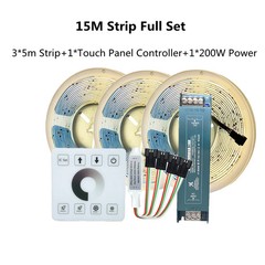 COB Running Water Flowing LED Strip Light WS2811 24V With RF Touch Controller