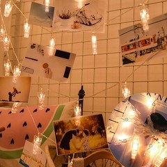 Photo Clip String Lights 17Ft – 50 LED Fairy String Lights with 50 Clear Clips f