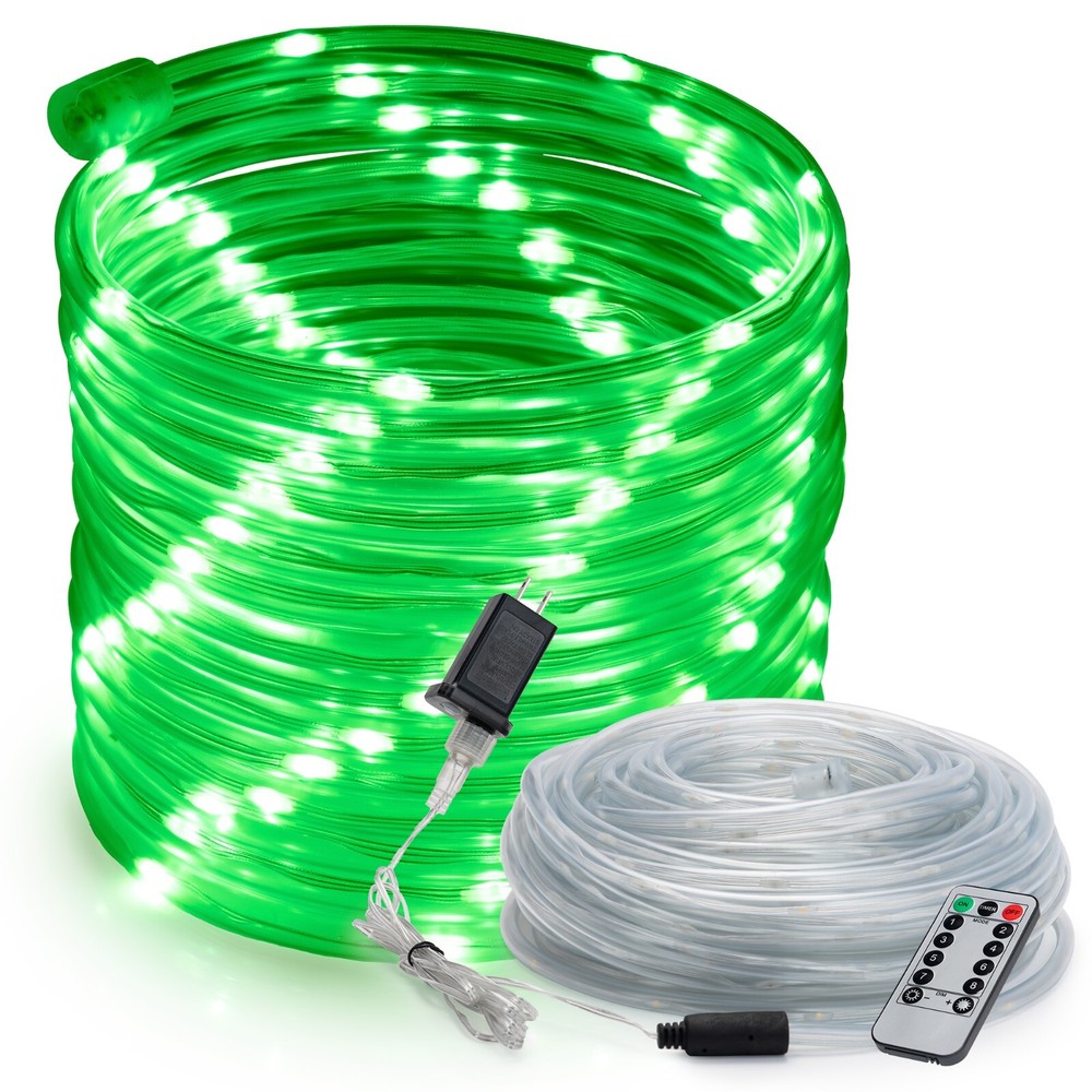 25ft 8-Mode LED Rope Light Outdoor Waterproof Accent Lighting (Multiple Colors)
