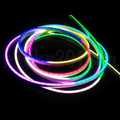 5M 12V WS2811 5050 RGBIC LED Neon Tube Pixel Rope Light Addressable Dream Color