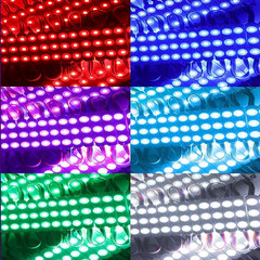 50PCS 25FT RGBW LED Module Light 5050 SMD Waterproof for Storefront Window Signs