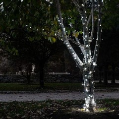 Touch Of ECO Solar String Lights 125 LED 68 Feet, Weather – Cool White
