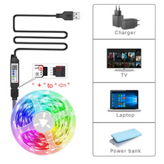 RGB Led Strip Lights 5m 10m 20m 30m Led Room Light with APP Control
