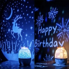LED LIGHT PROJECTOR KIDS BABY MOOD LAMP NIGHT XMAS GIFT STAR MOON MULTI MODE