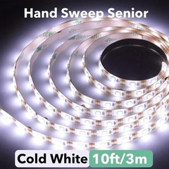 5V 16ft SMD 5050 Super Bright Cool White 300 LED Flexible Light Strip 6000K