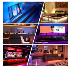 5V USB WS2812B Led Strip Light RF BT Music Controller TV Background 1-5M