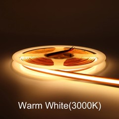 Free Cut FCOB LED Strip 24V 12V DC 8mm RA 90+ Dimmable Flexible 528LEDs