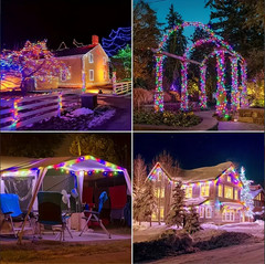 100 LED Solar Fairy String Light Copper Wire Outdoor Waterproof Garden Decor
