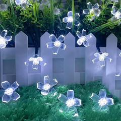 33Ft 100 LED Cool White Cherry Blossom String Lights for Indoor Outdoor Decor