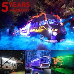 Color LED Strip Lights, Smart Light with IR Remote Control, RGB LED 1ROLL16.4ft