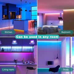 LED Strip Lights, 130ft Work with Alexa and Google LED Lights for Bedroom