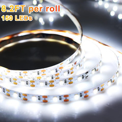 16.4FT Daylight White LED Strip Light with USB Plug+Battery Box Operated, 600…