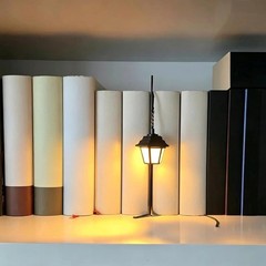 Library Lantern Decorative Bookshelf Reading Book Shelf Lights LED Lamp Ornament