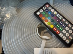 SINLEY 60FT LED Neon Rope Lights RGB Multicolor APP Remote Remote Control Strip