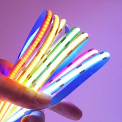 5V 12V 24V COB LED Strip Light Flexible Tape Lights DIY Indoor Cabinet Kitchen