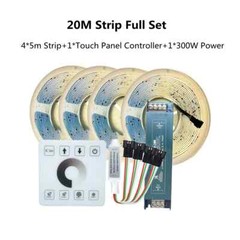 5M 10M 20M WS2811 COB Horse Race LED Strip Running Water Light DC24V 360Leds/m