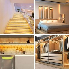 5050 LED Strip Light Flexible Tape Lighting Rope Home Outdoor With US Plug 110V
