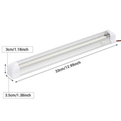 4PCS Bright 108 LEDs Ceiling Car Interior Strip Light Bar Lamp Trailer Camper