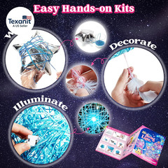3D String Art Kit for Kids LED Light Craft Set Gift for Boys Girls 8 Plus
