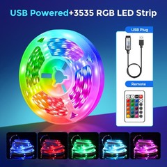 100FT Smart LED Strip Lights, APP Control Music Sync RGB Lights for TV Backlight