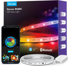 Govee 16.4Ft RGBIC LED Strip Lights, LED Lights for Bedroom, APP Control | DIY M
